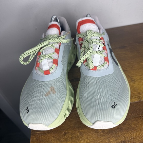 On Cloud Cloudmonster Running Shoes Women's Size 9.5 Grey Green - Picture 3 of 8